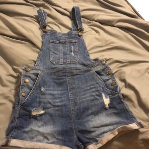Denim Overalls